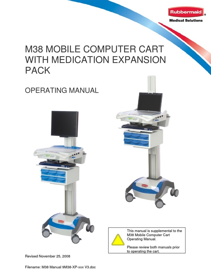 Rubbermaid M38 operating manual