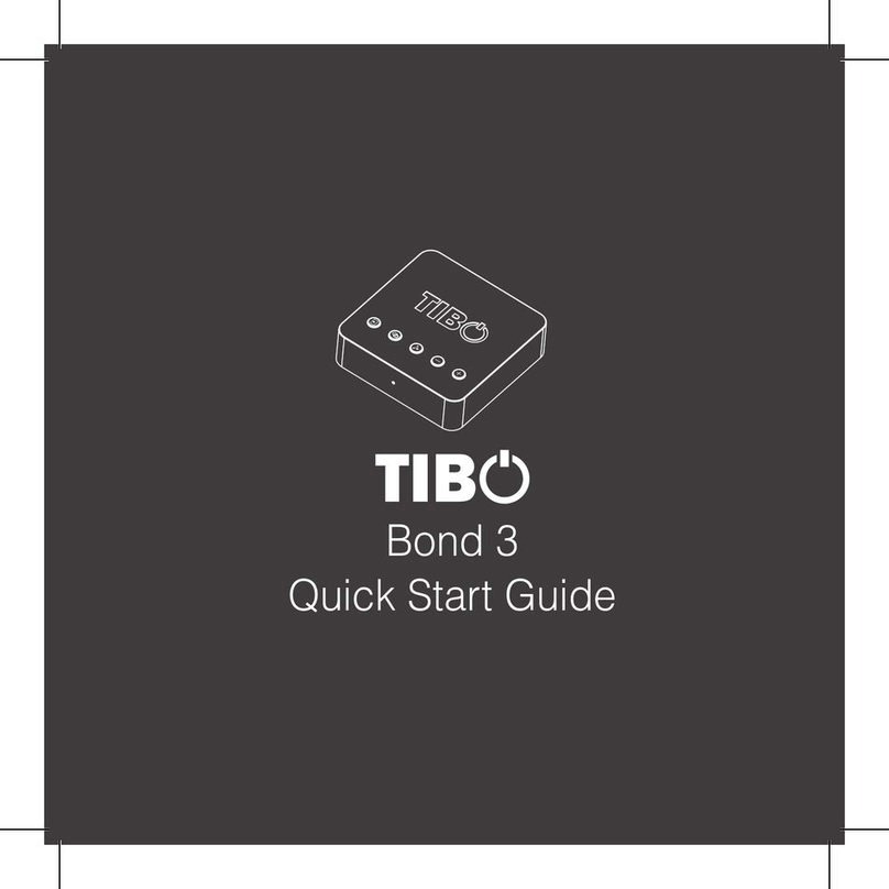 Tibo Bond 3 quick start guide