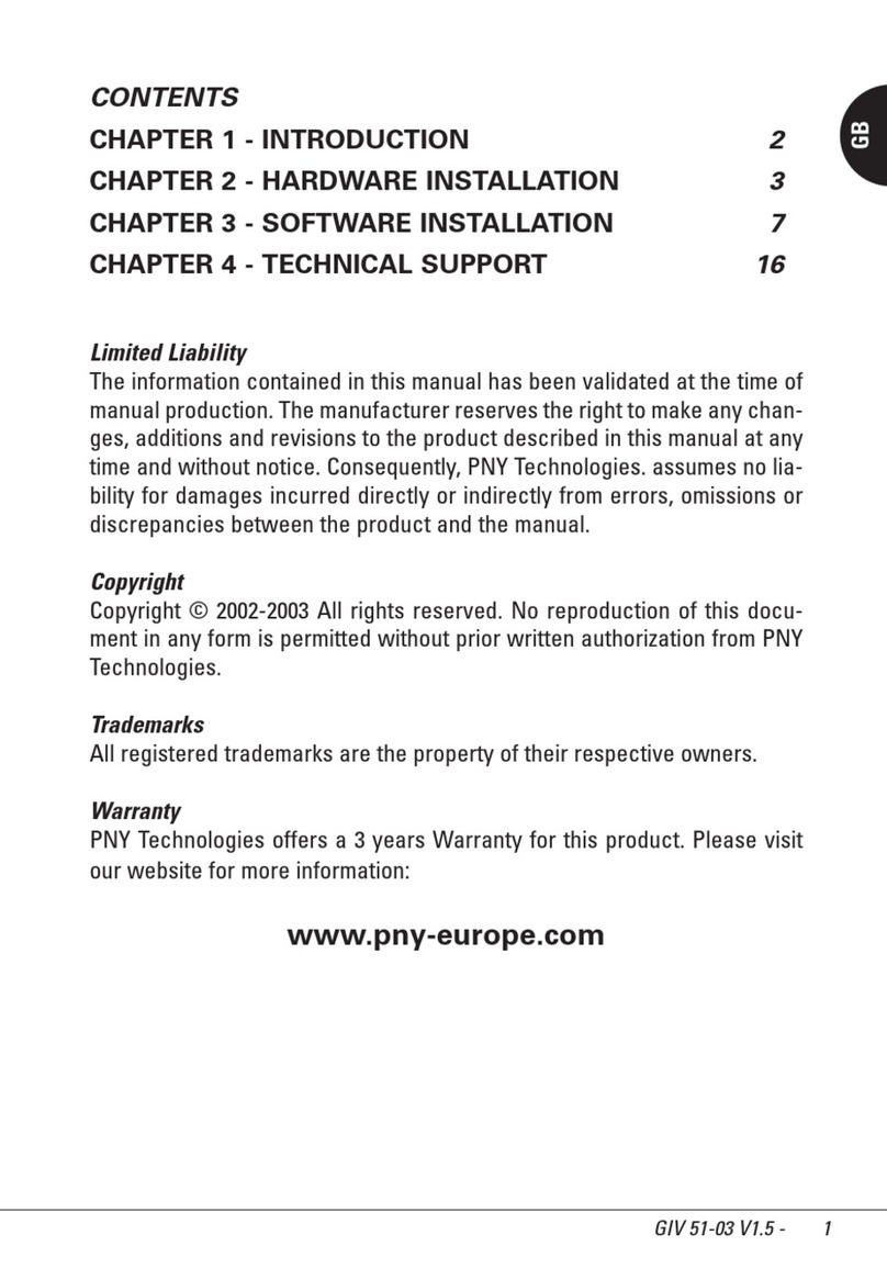 PNY VERTO User manual