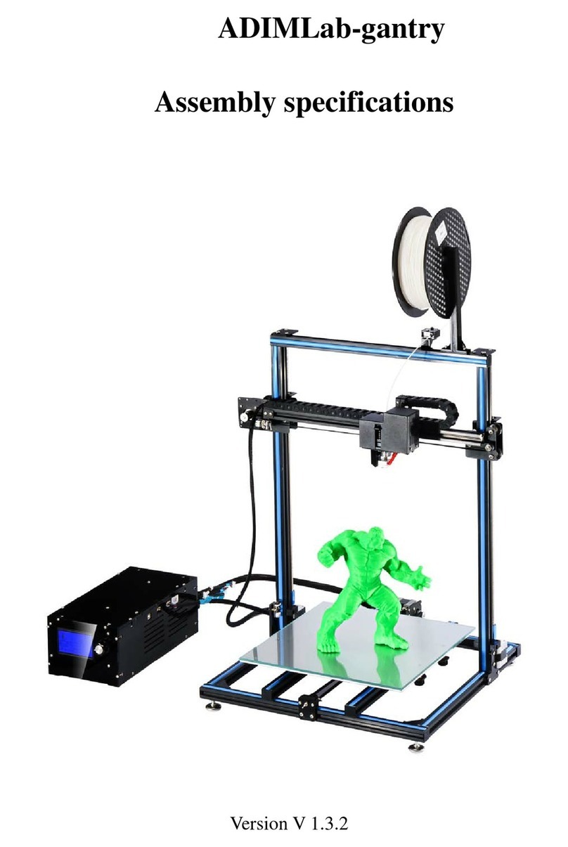 ADIMLab Gantry Assembly specifications