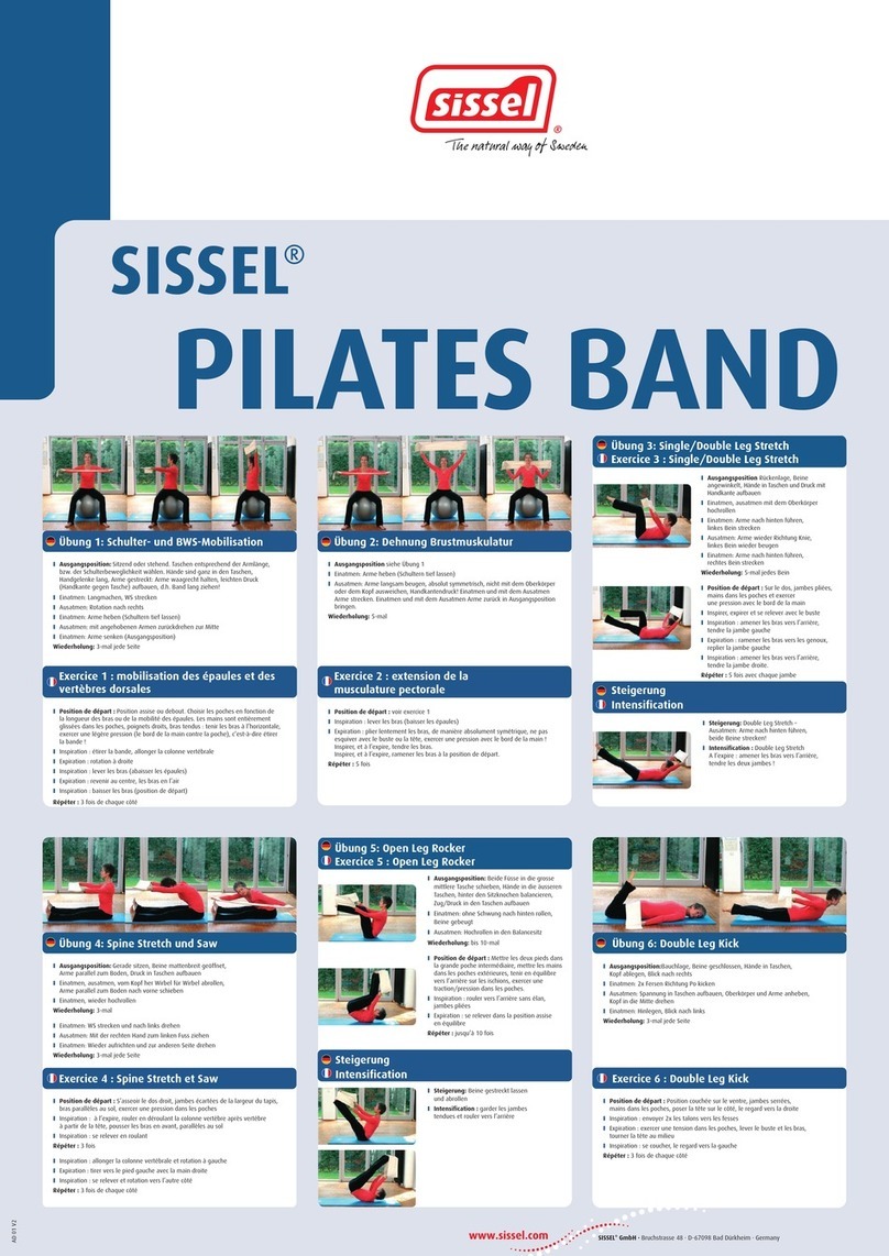 Sissel PILATES BAND quick start guide