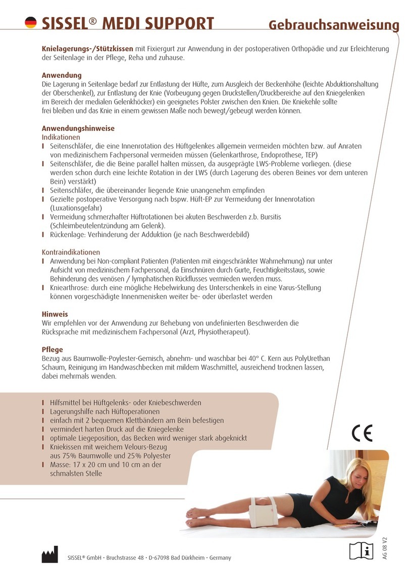 Sissel MEDI SUPPORT Instructions for use