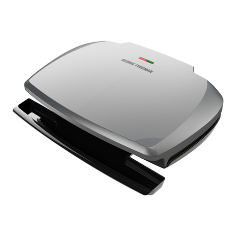 George Foreman GR390FP User manual
