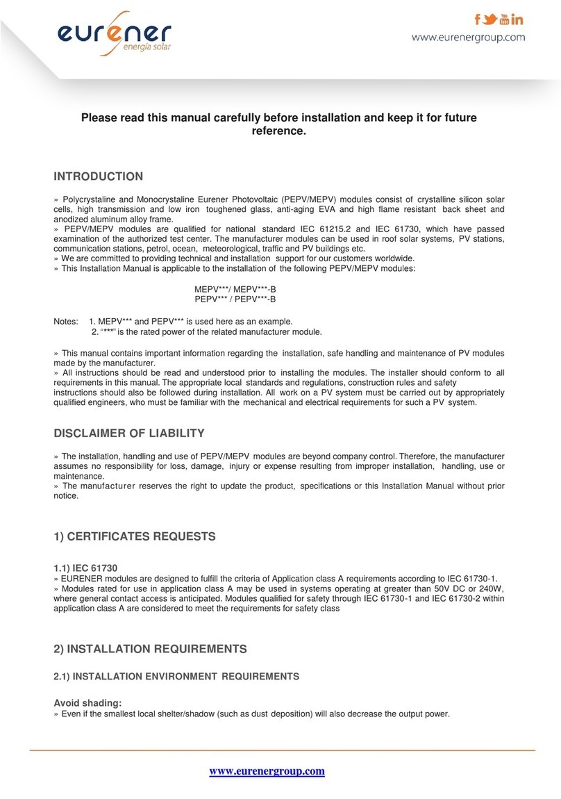 Eurener PEPV Series User manual