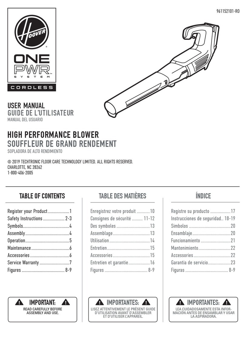 Hoover ONEPWR System Cordless BH57200 User manual