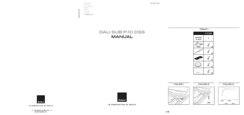 Dali SUB P-10 DSS manual