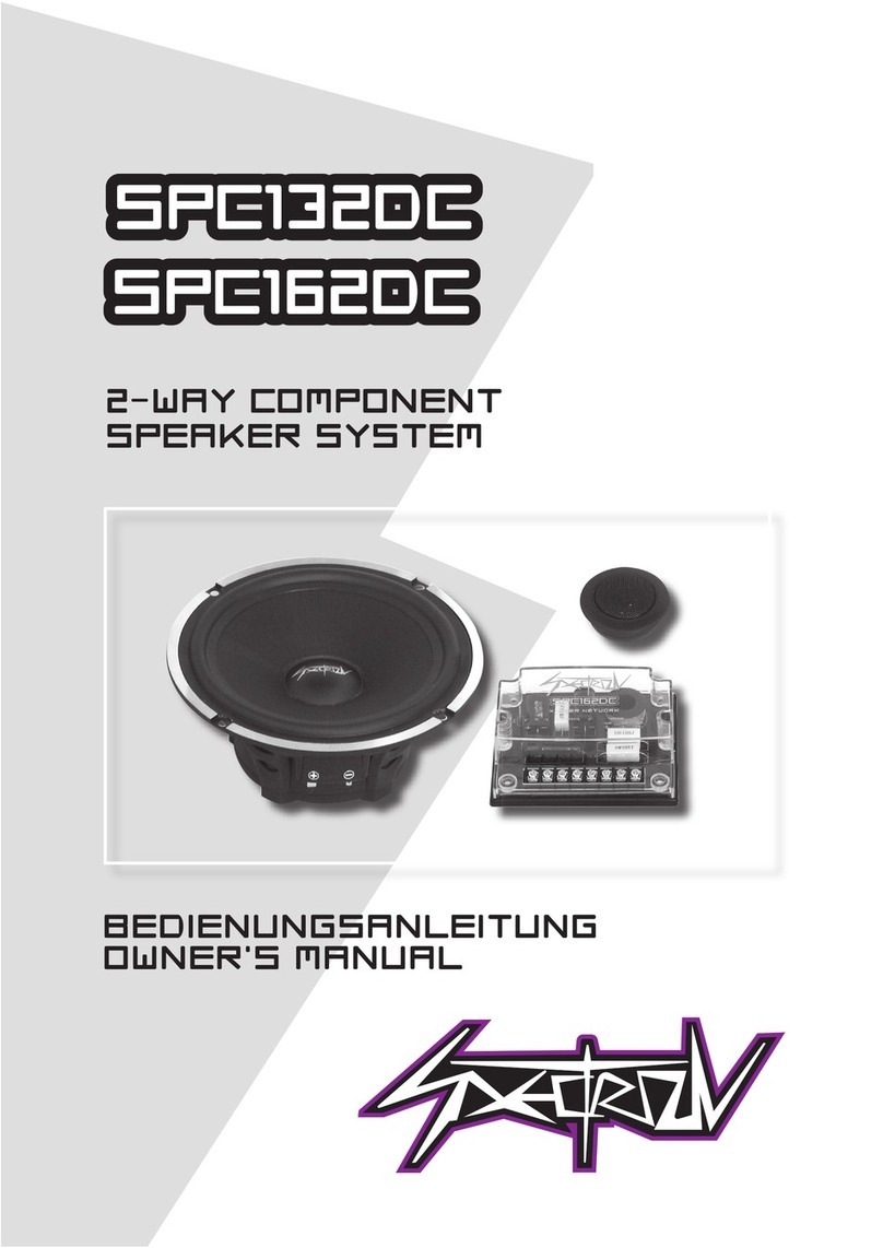 Spectron SPC132DC owner's manual