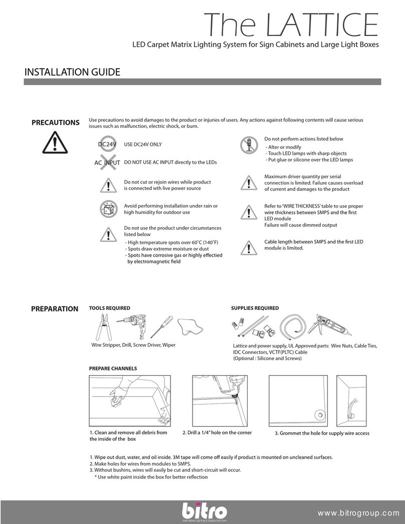 bitro LATTICE installation guide