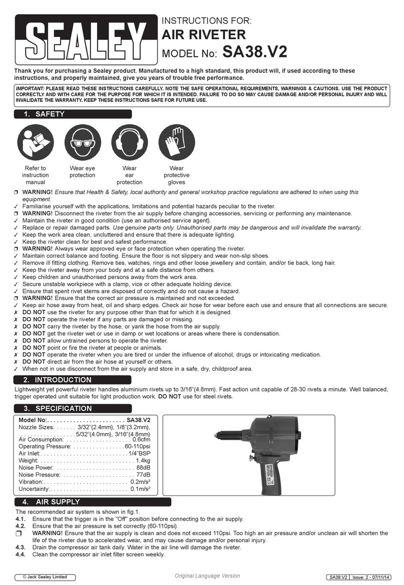 Sealey SA38.V2 instructions