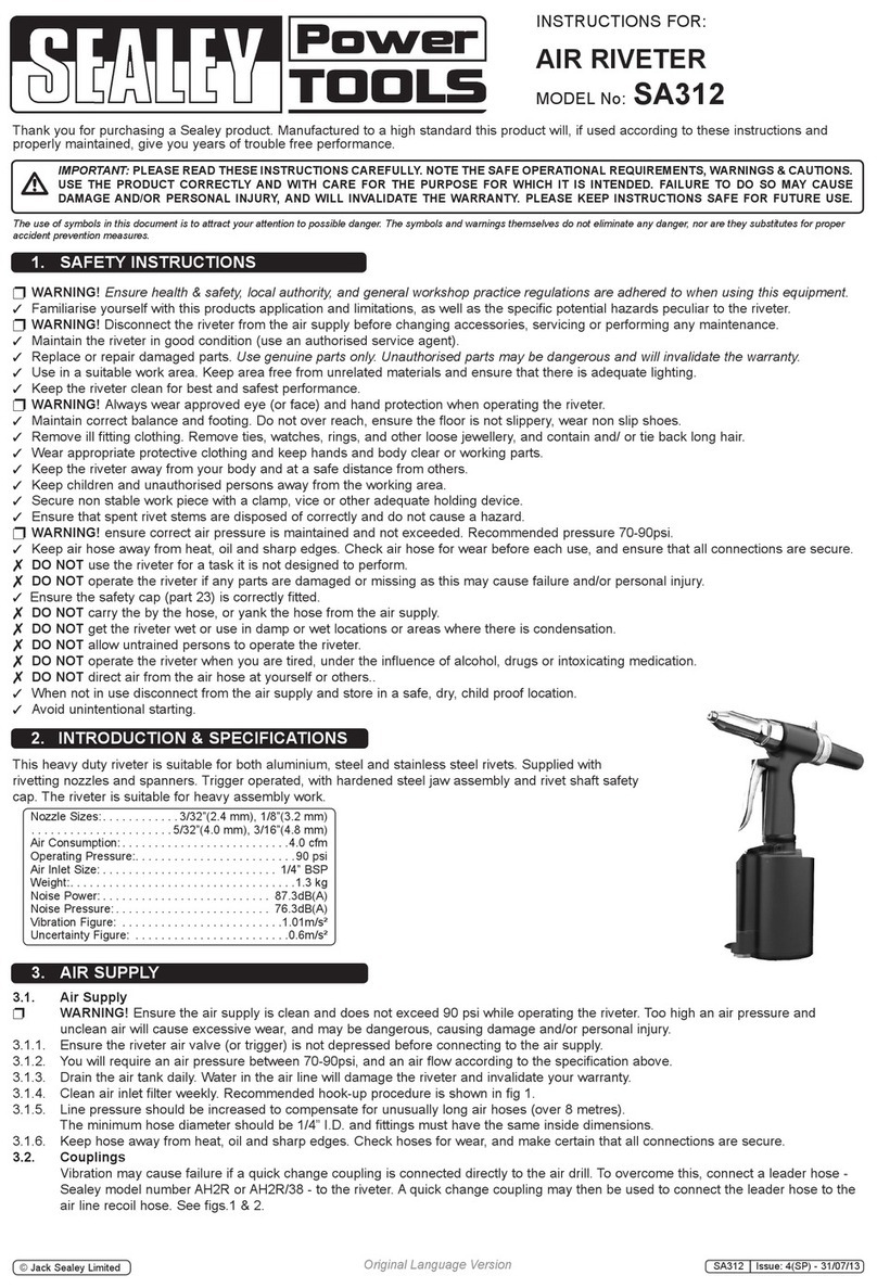 Sealey SA312 User manual