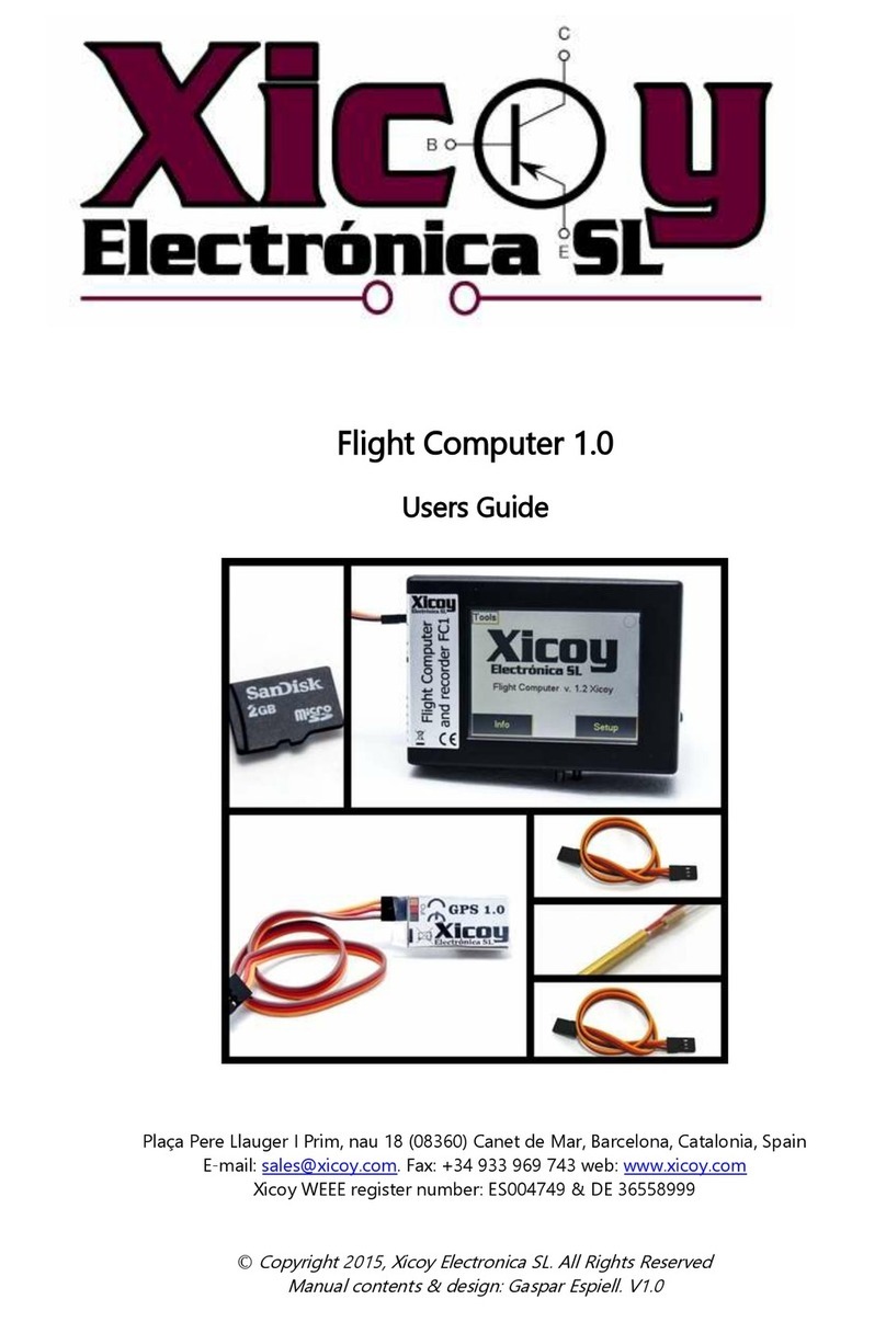 XICOY Flight Computer 1.0 user guide