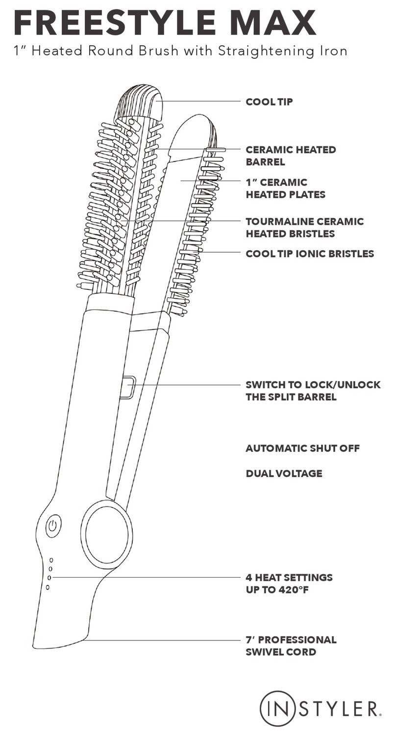 InStyler FREESTYLE MAX 00710 manual