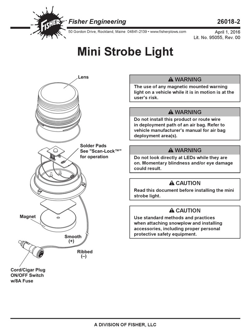 Fisher Mini Strobe Light quick start guide Fisher Mini Strobe Light quick start guide