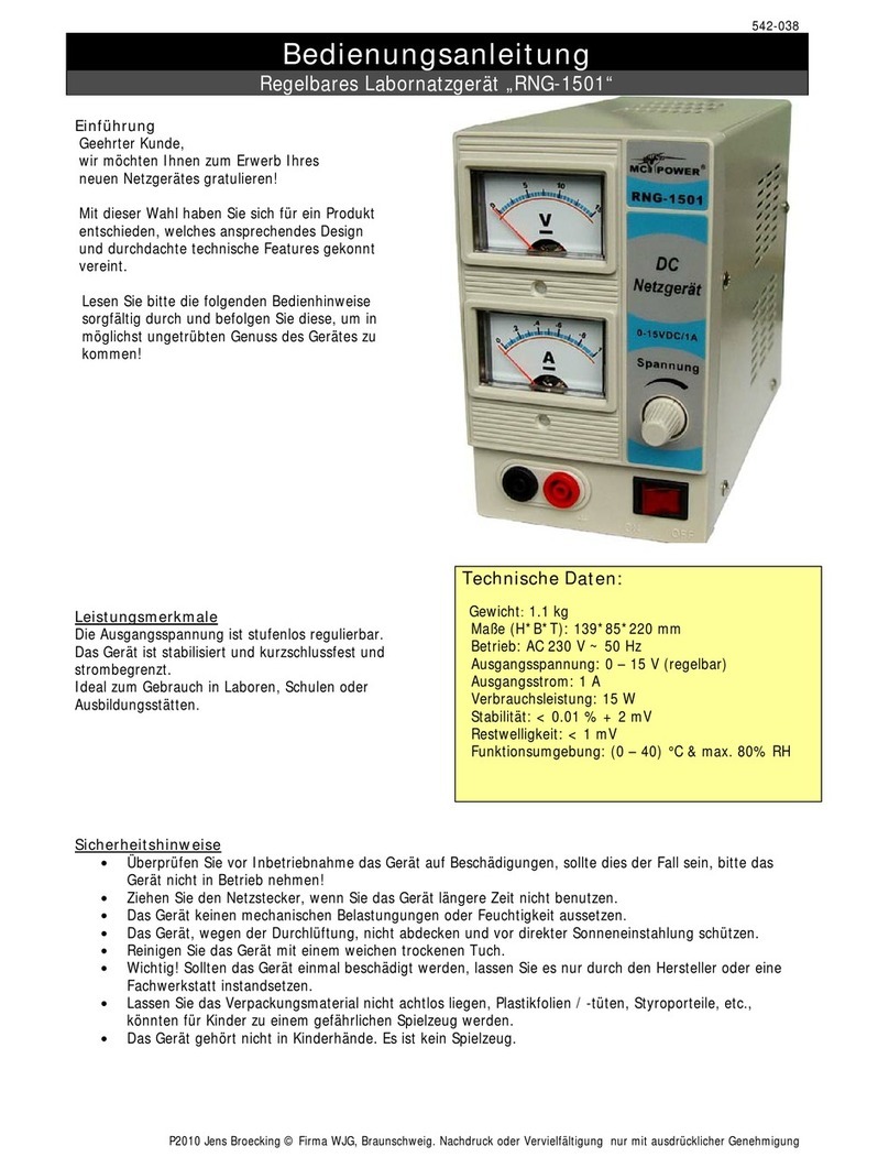 WJG RNG-1501 Reference manual