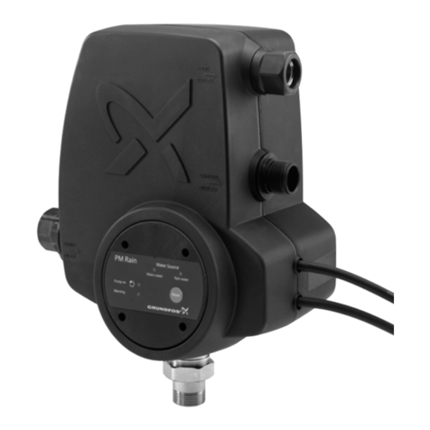 Grundfos PM Rain Installation and operating instructions Grundfos PM Rain Installation and operating instructions