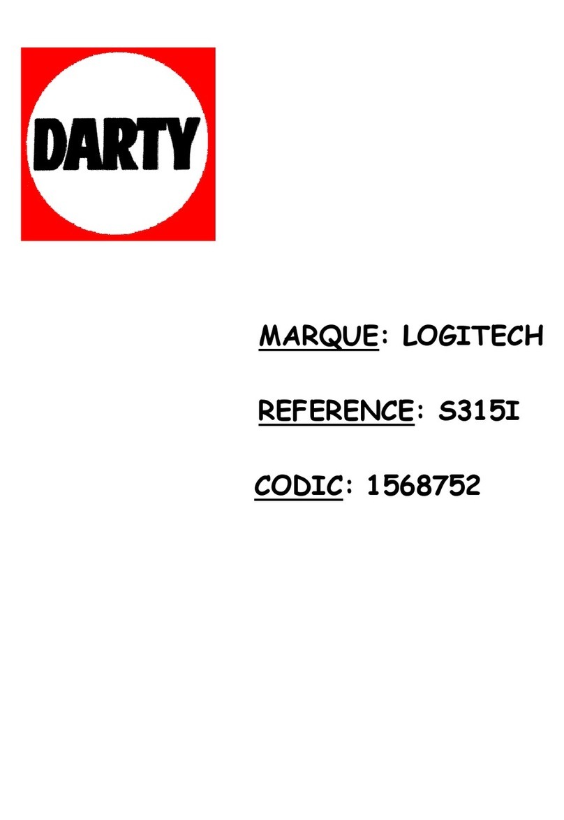 Logitech S315i User manual