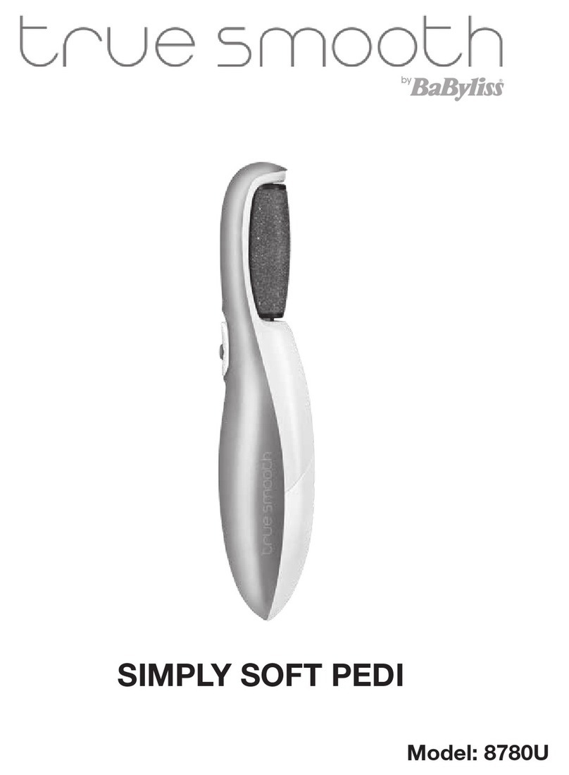 BaByliss True Smooth SIMPLY SOFT PEDI 8780U manual BaByliss True Smooth SIMPLY SOFT PEDI 8780U manual