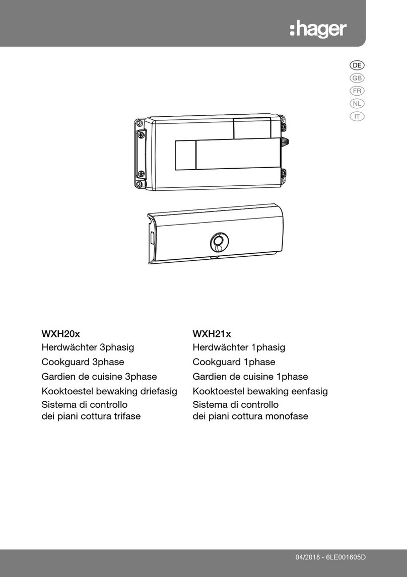 hager WXH21 Series User manual