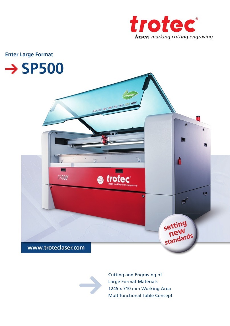 Trotec SP500 quick start guide