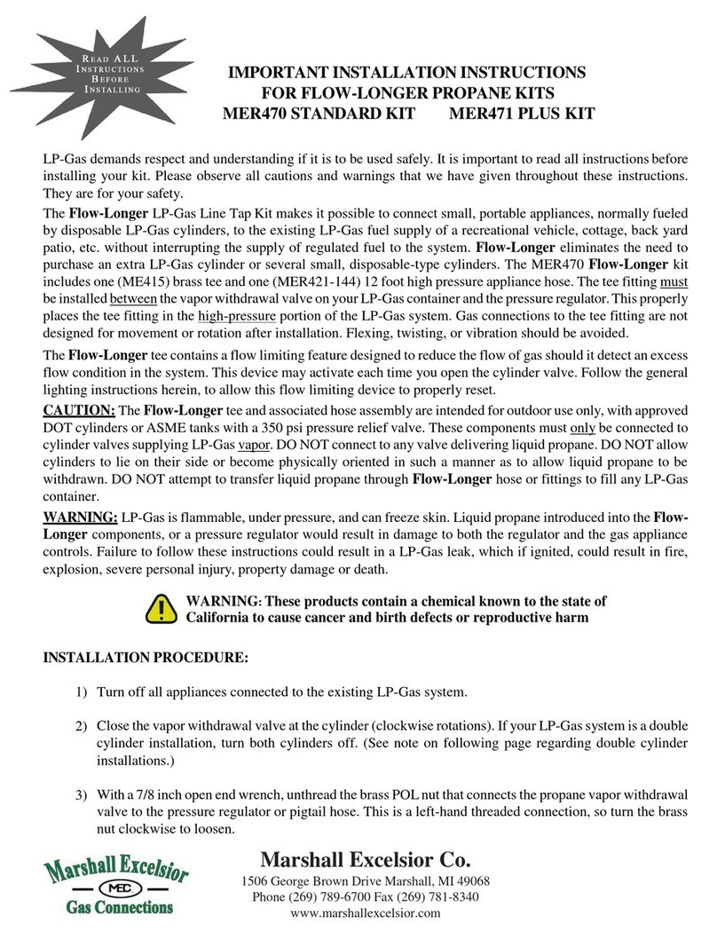 Marshall Excelsior MER470 STANDARD KIT Important installation instructions Marshall Excelsior MER470 STANDARD KIT Important installation instructions