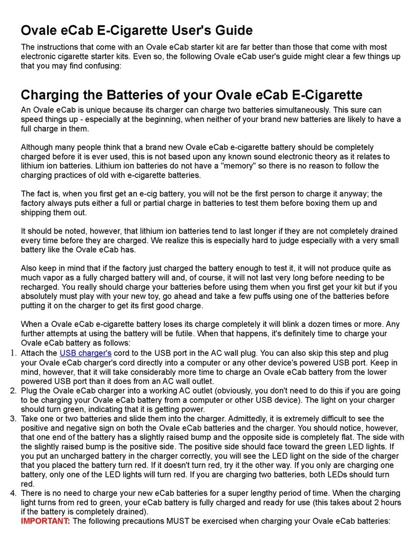 OVALE eCab User manual