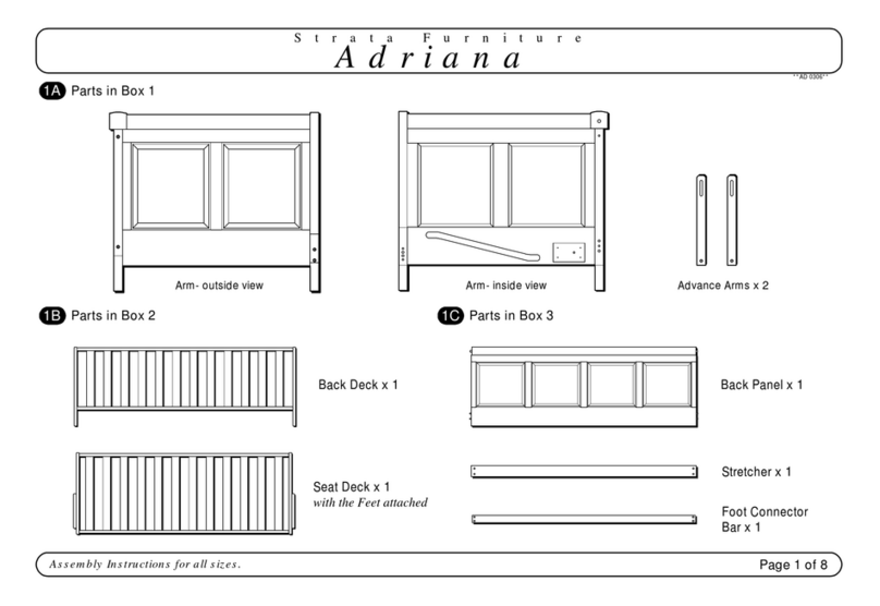 Strata Furniture Adriana instructions Strata Furniture Adriana instructions