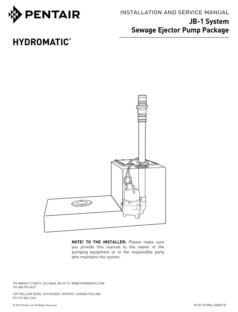 Pentair Hydromatic JB-1 Manual