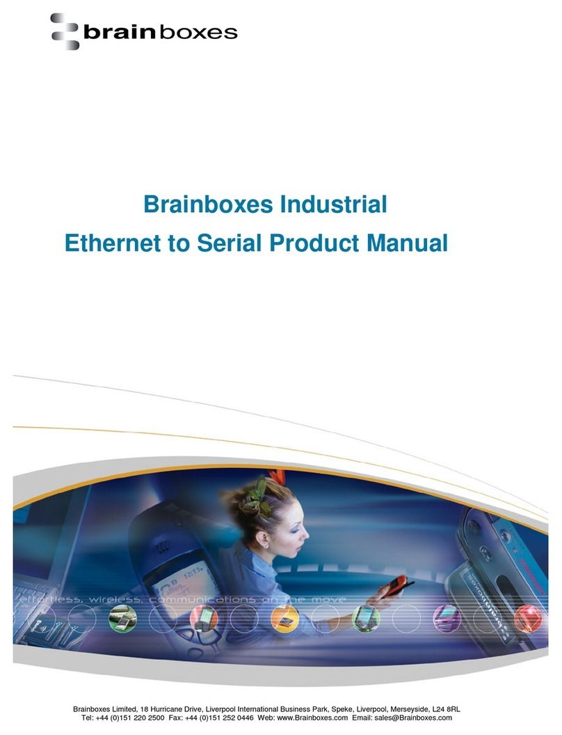 Brainboxes ES Series product manual