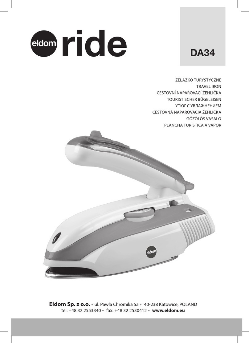 Eldom RIDE DA34 User manual Eldom RIDE DA34 User manual