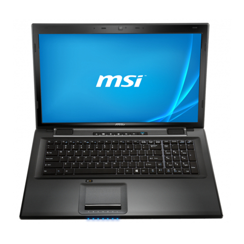 MSI CX70 Installation instructions MSI CX70 Installation instructions