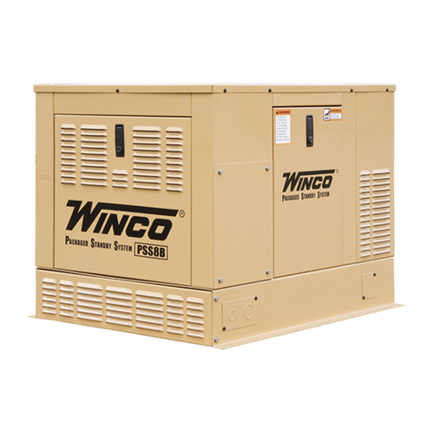 Winco PSS8000 Installation and operator's manual