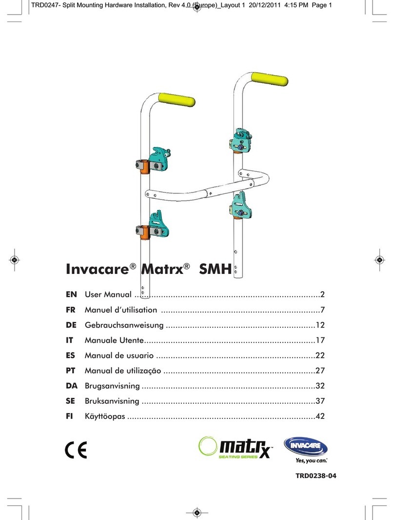 Invacare Matrx SMH User manual Invacare Matrx SMH User manual
