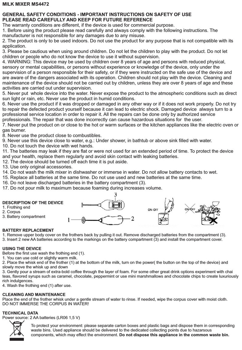 Mesko MS 4472 quick start guide