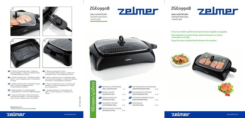 Zelmer ZGE0990B user manual