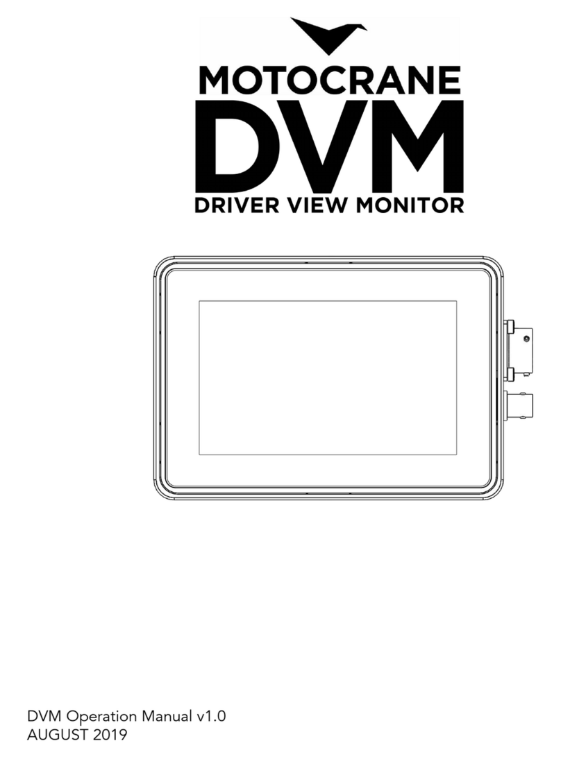 MotoCrane DVM Operation manual MotoCrane DVM Operation manual