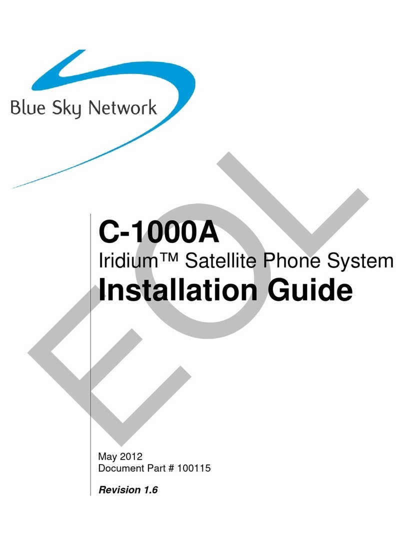 Blue Sky Network Iridium C-1000A installation guide