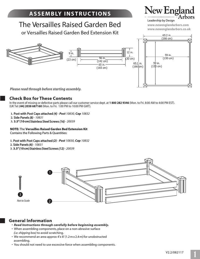 New England Arbors Versailles Assembly instructions