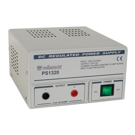 Velleman HQ-Power PS1320 manual