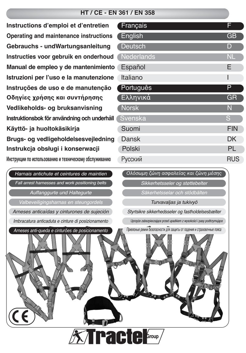 Tractel HT Operating and maintenance instructions