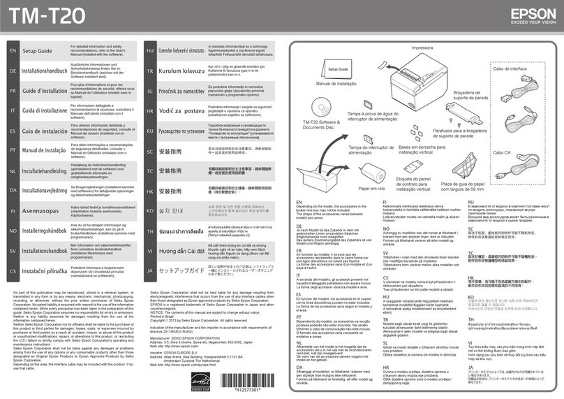 Epson TM-T20 Setup guide