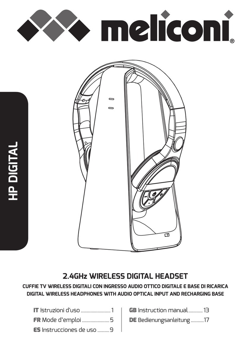 MELICONI HP DIGITAL instruction manual