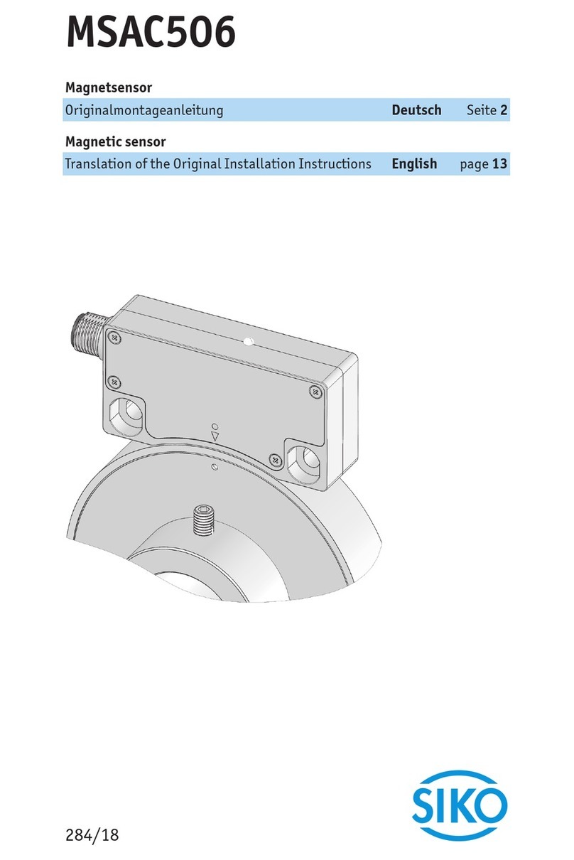 Siko MSAC506 User manual