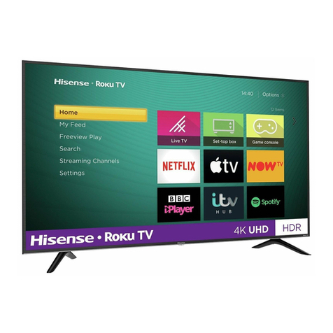 Hisense Roku TV R43B7120UK User manual
