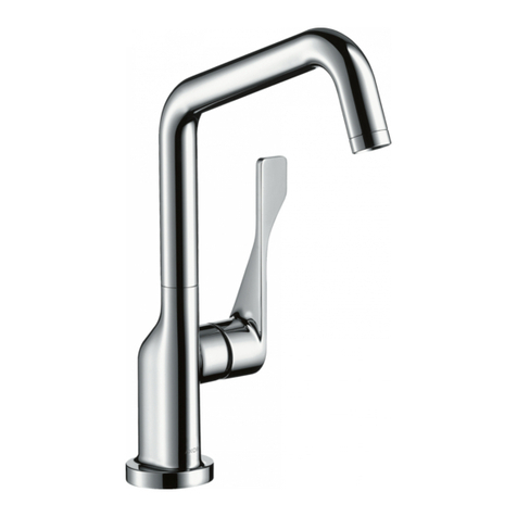 Hansgrohe Axor Citterio 39850 Series Instructions for use/assembly instructions Hansgrohe Axor Citterio 39850 Series Instructions for use/assembly instructions