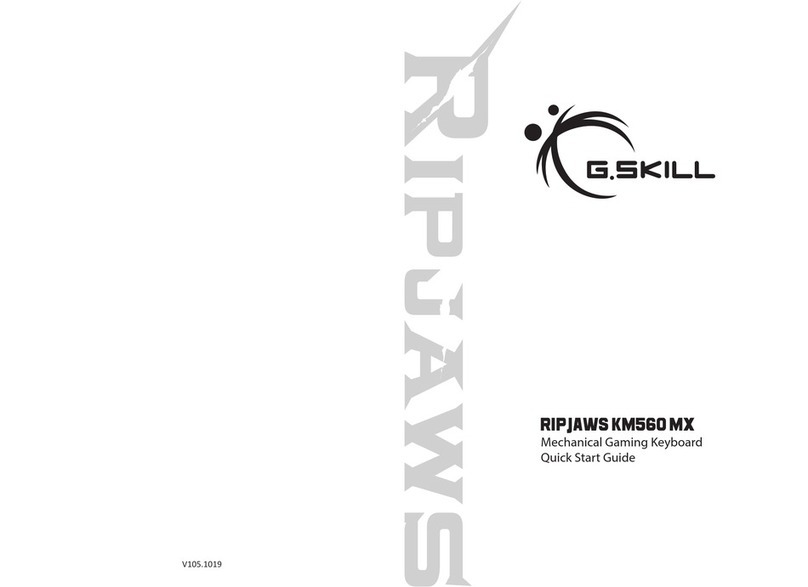G.SKILL RIPJAWS KM560 MX quick start guide