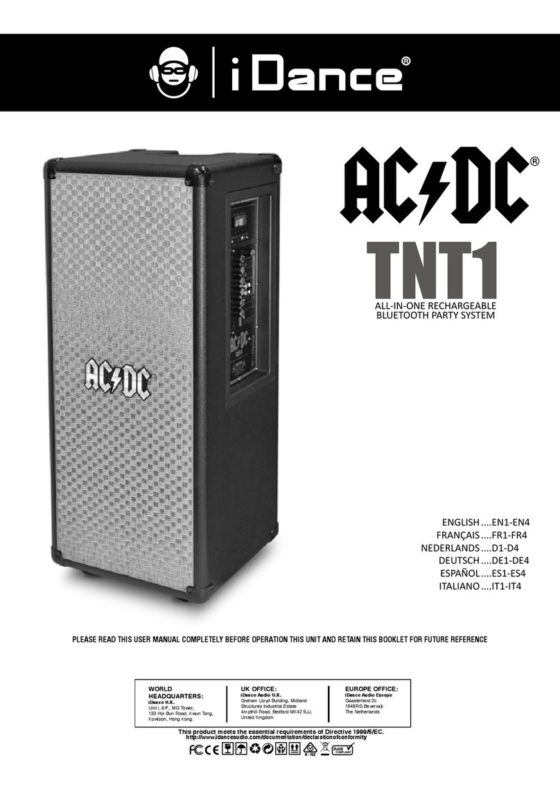 iDance AC DC TNT 1 user manual