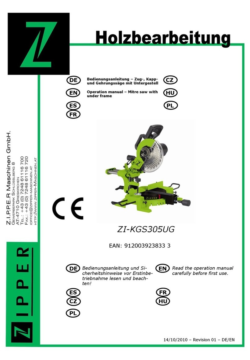 Zipper Mowers ZI-KGS305UG Operation manual