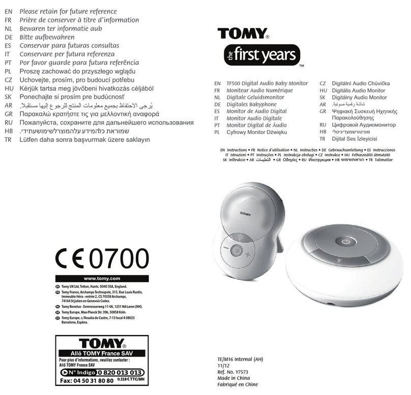 Tomy The first years TF500 instructions