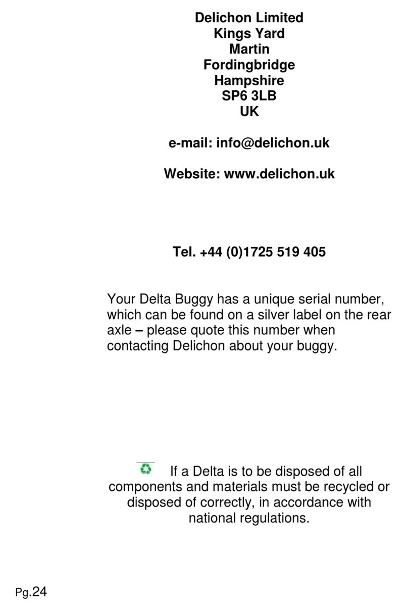 Delichon DELTA BUGGY instruction manual