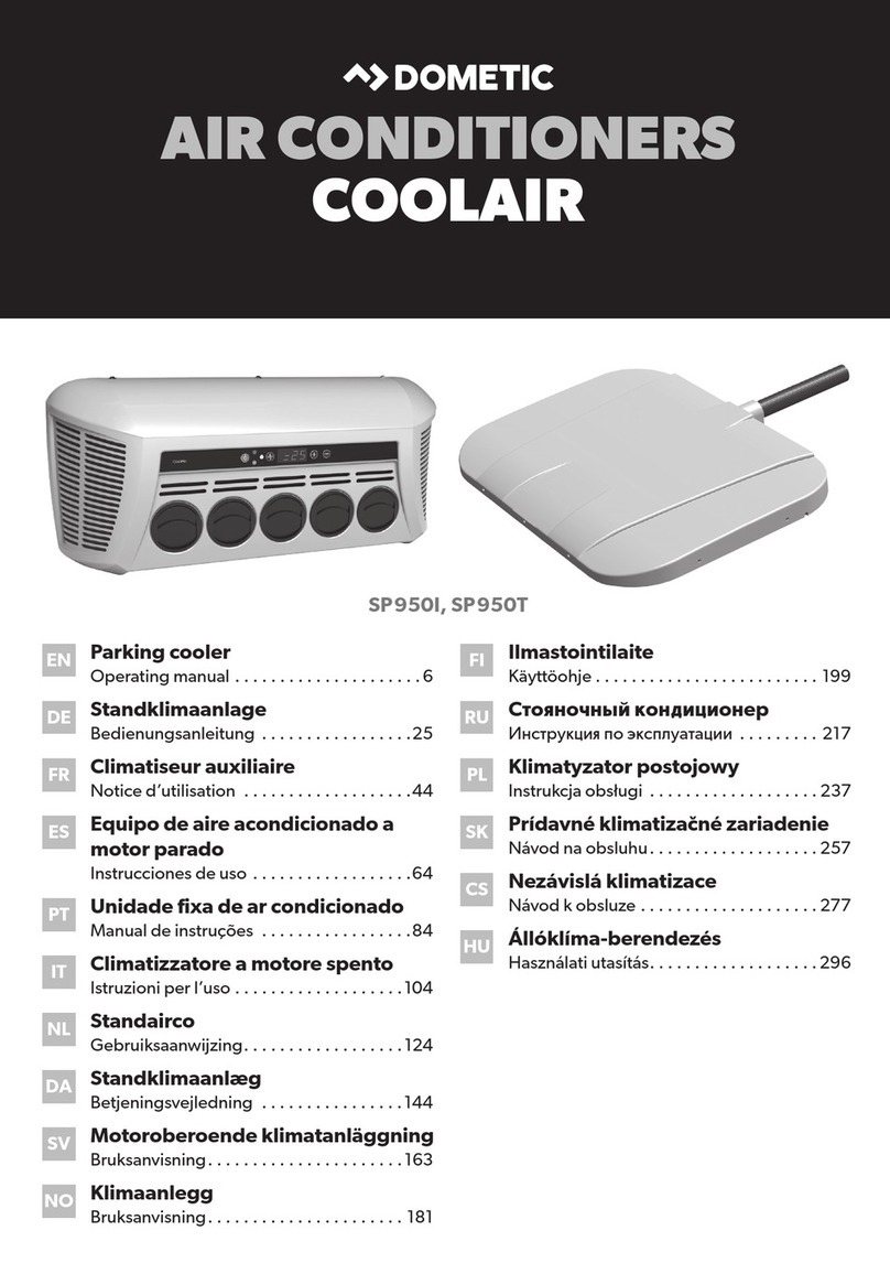 Dometic COOLAIR SP950I User manual